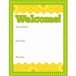 Lemon Lime Welcome Chart, CD-114195