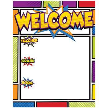 Super Power Welcome Chartlet, CD-114205