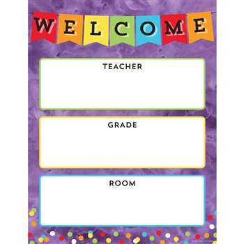 Celebrate Learning Welcome Chart, CD-114238