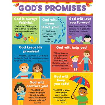 Gods Promises Chart, CD-114290