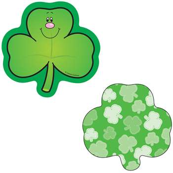 Mini Cutouts Single Shamrocks By Carson Dellosa