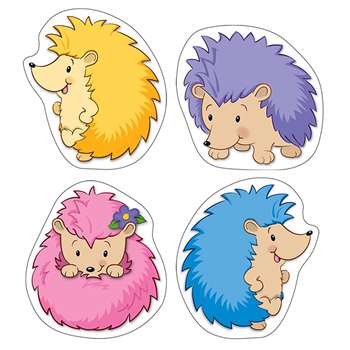 Happy Hedgehogs Colorful Cut Outs, CD-120167