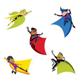 Super Power Super Kids Cut Outs, CD-120185