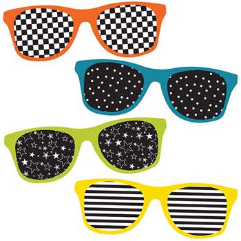 School Pop Sunglasses Cut Outs, CD-120210