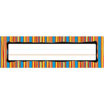 Deskplates Colorful Stripes By Carson Dellosa