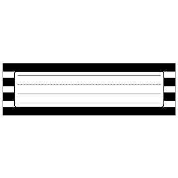 Black & White Stripe Nameplates Simply Stylish, CD-122040