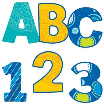 Shop Bubbly Blues Ez Letters 76 Pc - Cd-130051 By Carson Dellosa