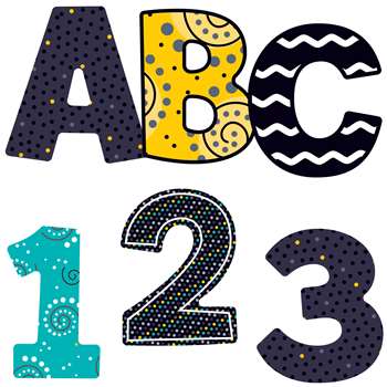 Shop Black White & Bold Ez Letters 4 Inch - Cd-130057 By Carson Dellosa