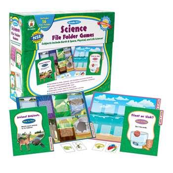 Science File Folder Games Grade K-1 By Carson Dellosa