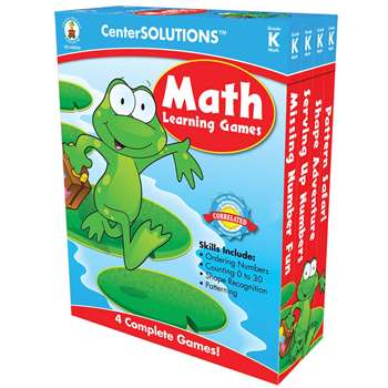 Math Learning Games K Centersolutions By Carson Dellosa