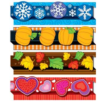 Seasonal Pop-Its Border Set By Carson Dellosa