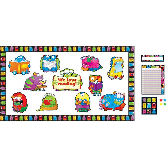 Monsters Bulletin Board Essentials Set By Carson Dellosa