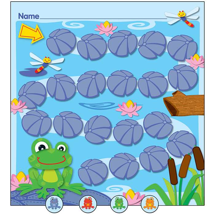 Funky Frogs Mini Incentive Charts By Carson Dellosa