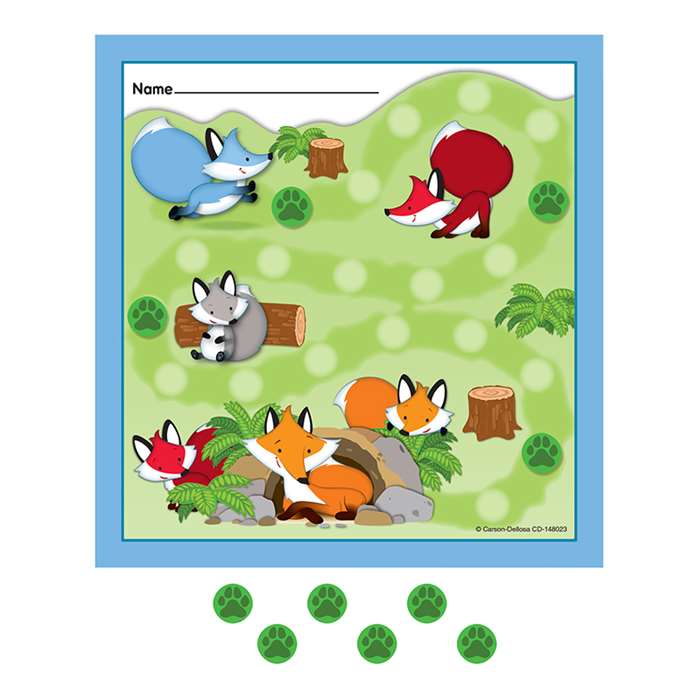 Playful Foxes Mini Incentive Charts, CD-148023