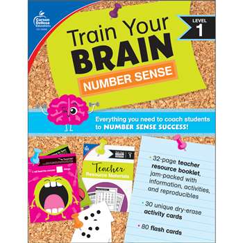 Train Your Brain Number Sense Lvl 1, CD-149016