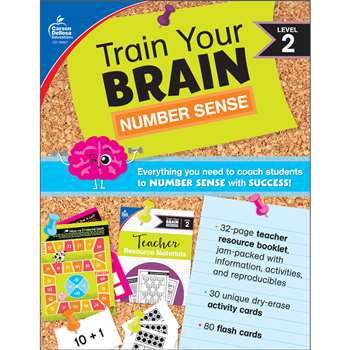 Train Your Brain Number Sense Lvl 2, CD-149017