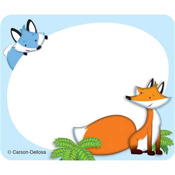 Playful Foxes Name Tags, CD-150041
