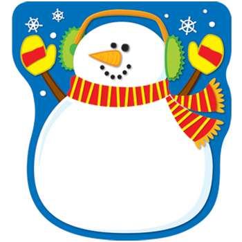 Snowman Notepad By Carson Dellosa