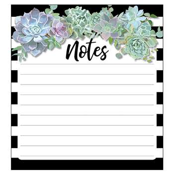 Succulents Notepad, CD-151301