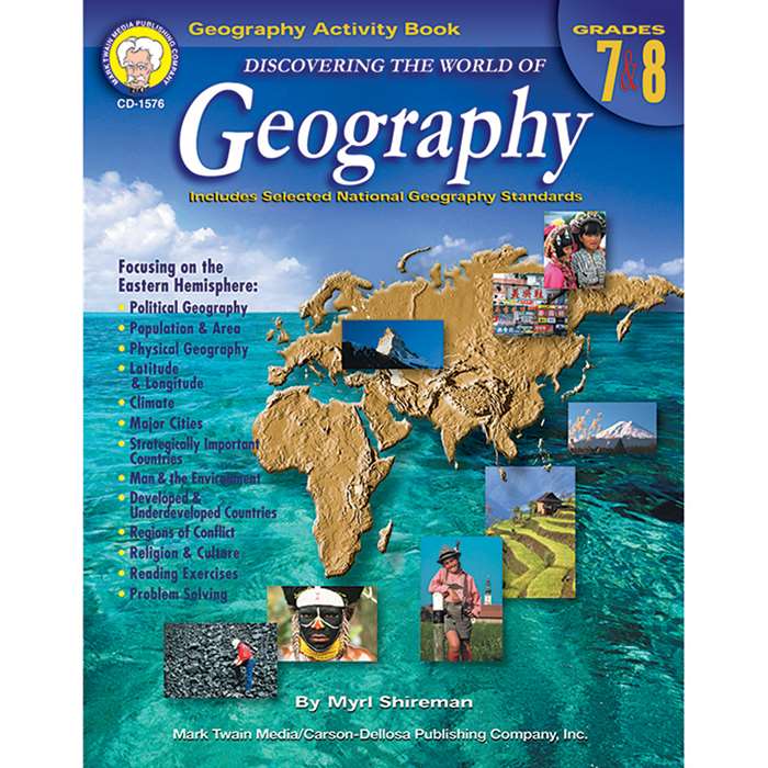 Discovering The World Of Geography Gr 7-8 By Carson Dellosa