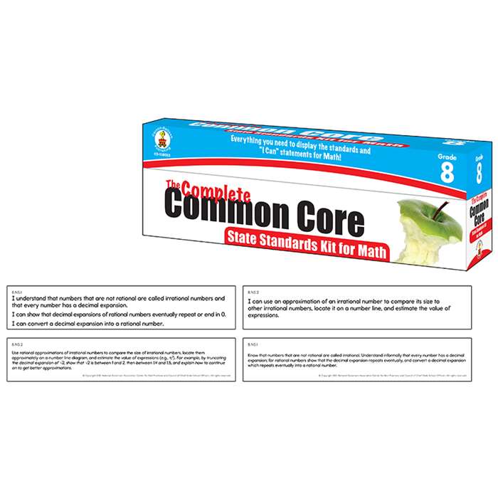 Shop Math Gr 8 Complete Common Core Kit State Standards By Carson Dellosa