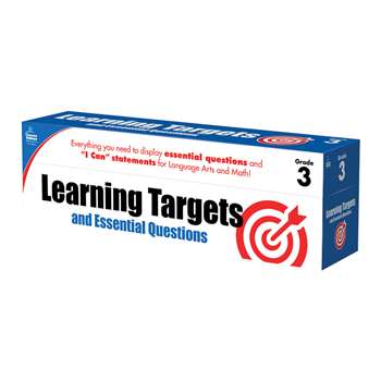 Gr 3 Learning Targets & Essential Questions, CD-158060