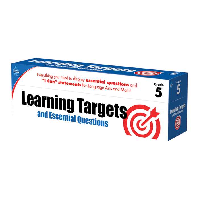 Gr 5 Learning Targets & Essential Questions, CD-158062