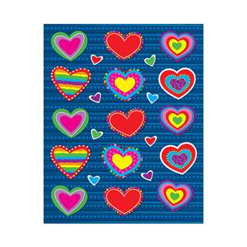 Hearts Shape Stickers 90Pk By Carson Dellosa