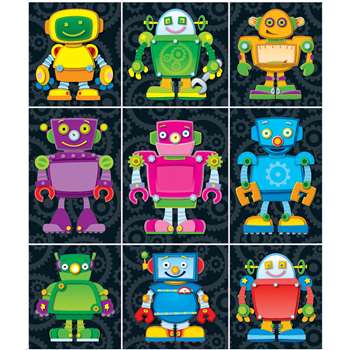 Robots Stickers By Carson Dellosa