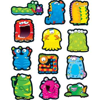 Monsters Stickers By Carson Dellosa