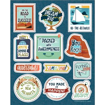 Lets Explore Motivational Stickers, CD-168321