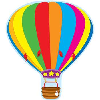 Hot Air Balloon Two Sided Decorations By Carson Dellosa