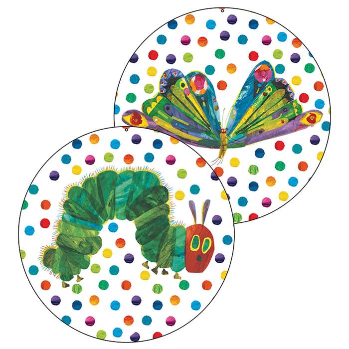 Shop The Very Hungry Caterpillar 45Th Anniversary Two Sided Decorations - Cd-188056 By Carson Dellosa