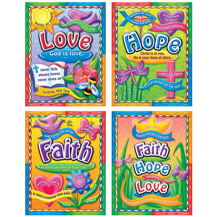 Faith Hope And Love By Carson Dellosa