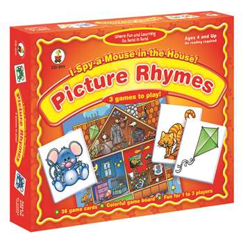 I Spy A Mouse In The House, Picture Rhymes, Ages 4+ By Carson Dellosa