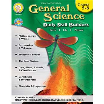 Daily Skill Builders General Science Gr 5-8 By Carson Dellosa