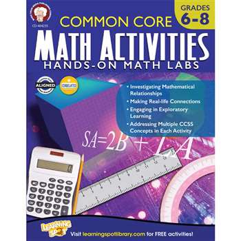 Common Core Math Activities, CD-404235
