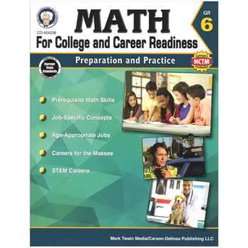 Gr 6 Math For College And Career Readiness, CD-404238