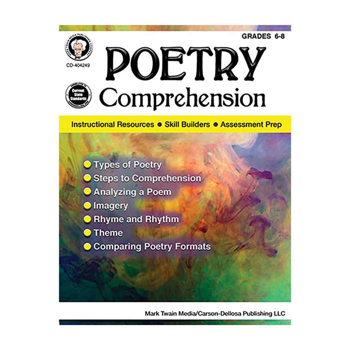 Poetry Comprehension Gr 6-8, CD-404249