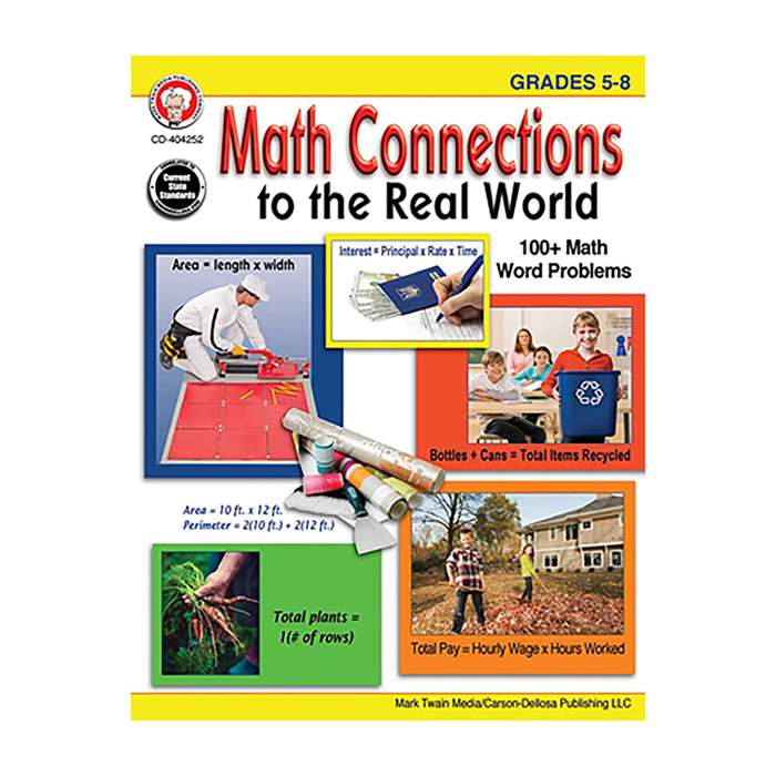 Math Connections To The Real World Gr 5-8, CD-404252