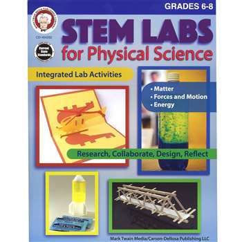 Stem Lab Physical Science Bk Gr 6-8, CD-404262