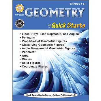 Geometry Quick Starts Workbook, CD-405038