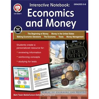 Interactve Notebok Economic & Money, CD-405071