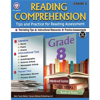 Reading Comprehension Grade 8, CD-405075