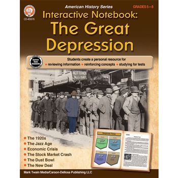 Interactive Notebk Great Depression, CD-405076