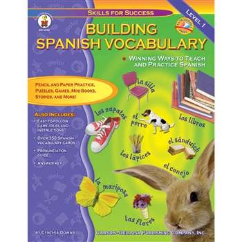 Building Spanish Vocabulary Grade Pk-12 By Carson Dellosa