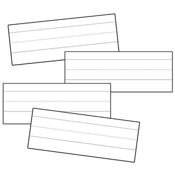 Word Strips Lined White 100/Pk 3X8 By Carson Dellosa