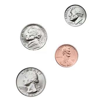 Money U.S. Coins Stickers By Carson Dellosa