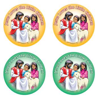 Jesus Loves The Little Children Stickers By Carson Dellosa