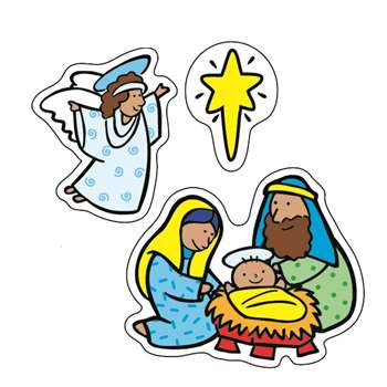 The Nativity Stickers By Carson Dellosa